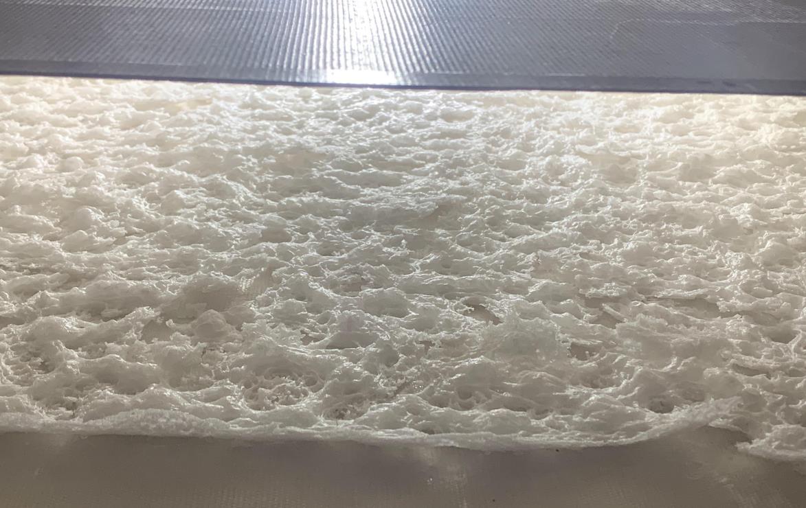 黏合剂真空带式干燥过程